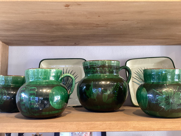 Ollas barro verde