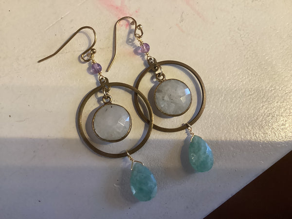 Aretes de bronce Majo