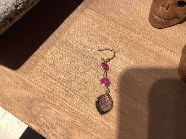 Aretes de bronce Majo