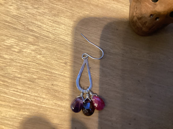 Aretes de plata Majo