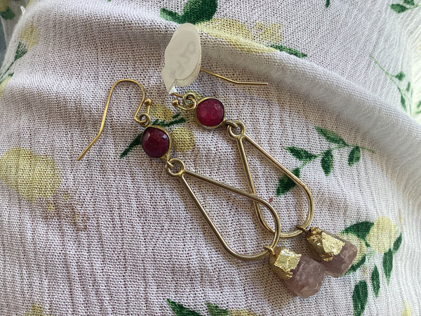 Aretes de bronce Majo