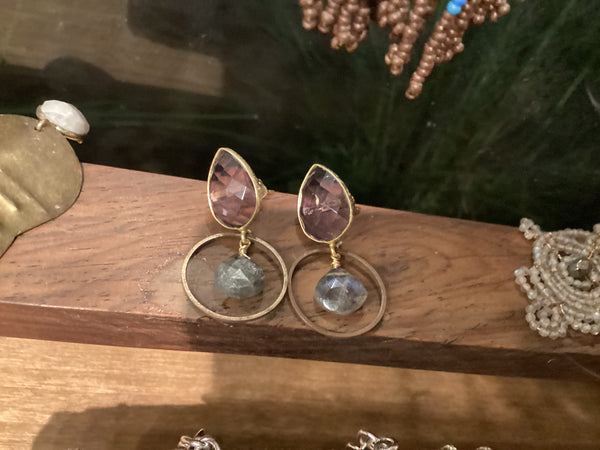 Aretes de bronce Majo