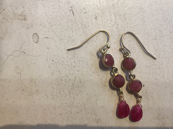 Aretes de bronce Majo