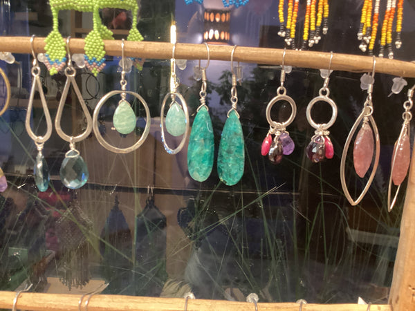Aretes de plata Majo