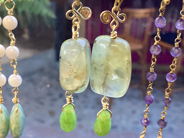 Aretes de bronce Majo