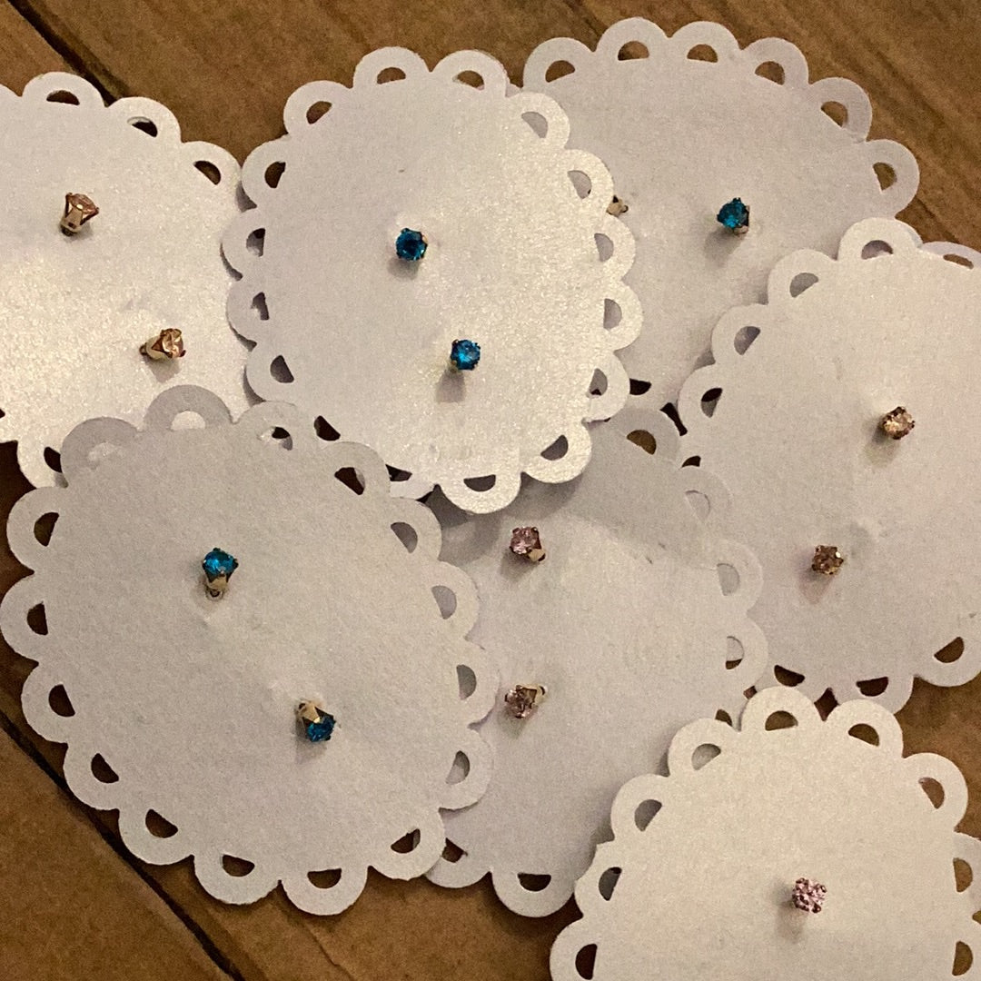 Aretes zirconia simple