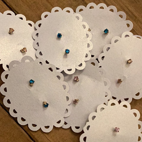 Aretes zirconia simple