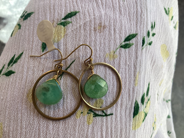 Aretes de bronce Majo