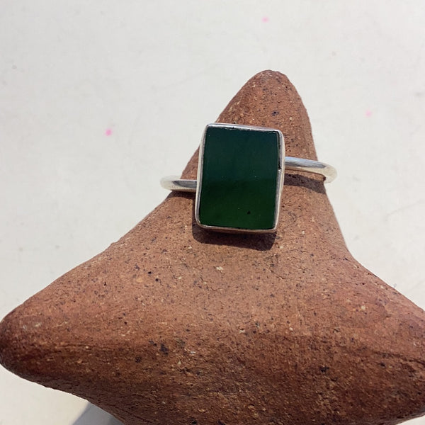 Anillos Vicente obsidiana,turq.