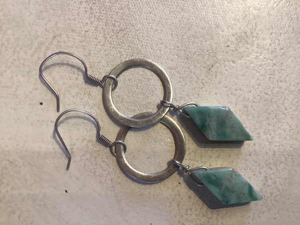 Aretes de plata Majo