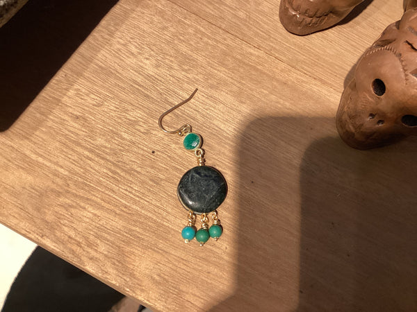 Aretes de bronce Majo
