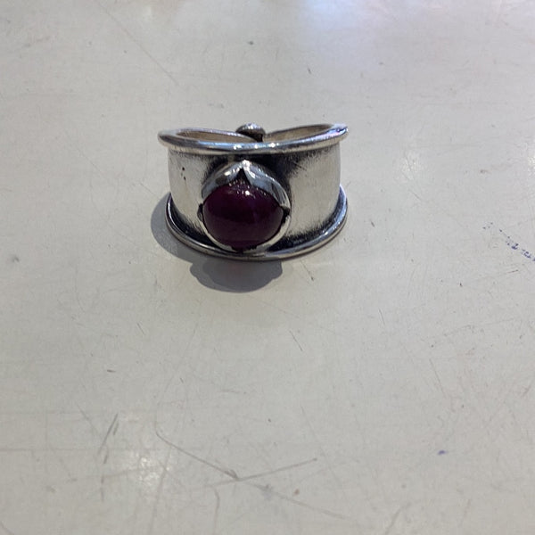 Anillos Vicente obsidiana,turq.