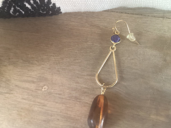 Aretes de bronce Majo