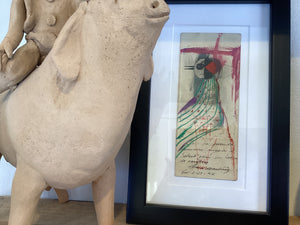 Cuadro Leobardo Huerta “mano y cabeza de pajaro”