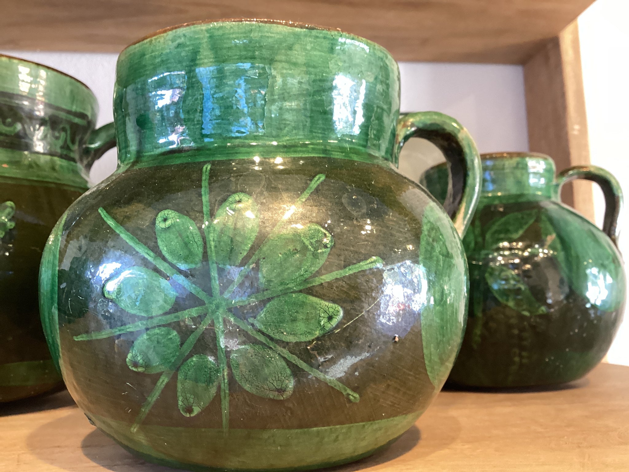 Ollas barro verde