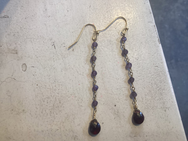 Aretes de bronce Majo