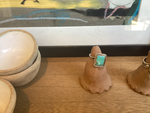 Anillos de plata con piedra de Juan