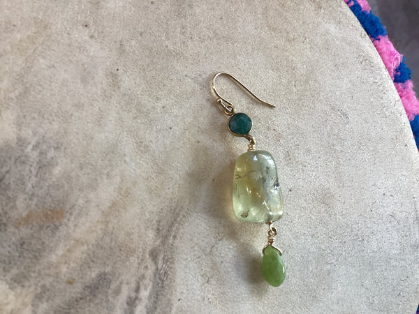 Aretes de bronce Majo
