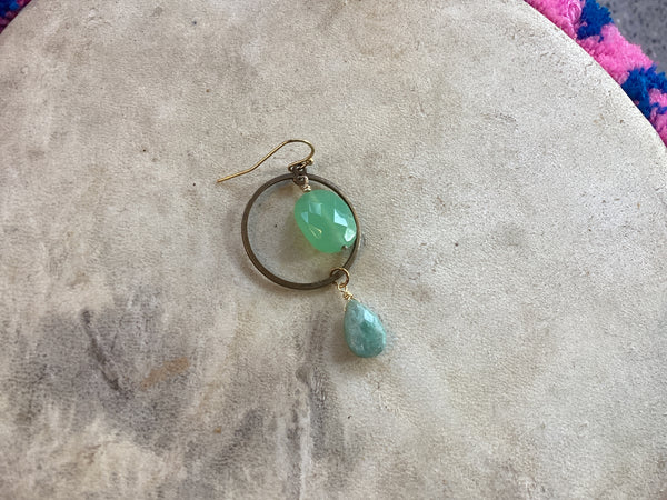 Aretes de bronce Majo