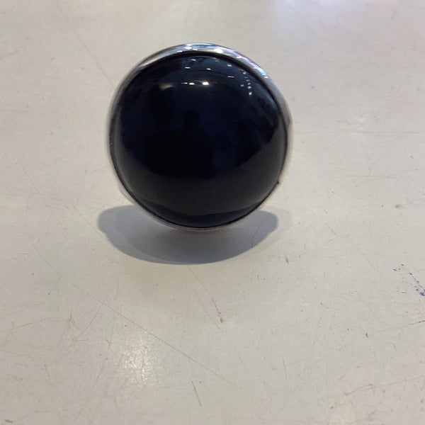Anillos Vicente obsidiana,turq.
