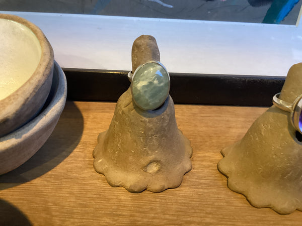 Anillos de plata con piedra de Juan