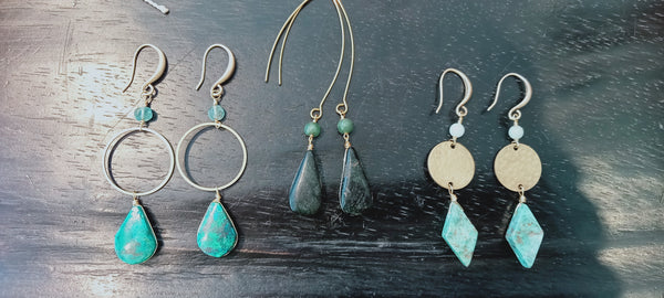 Aretes de bronce Majo