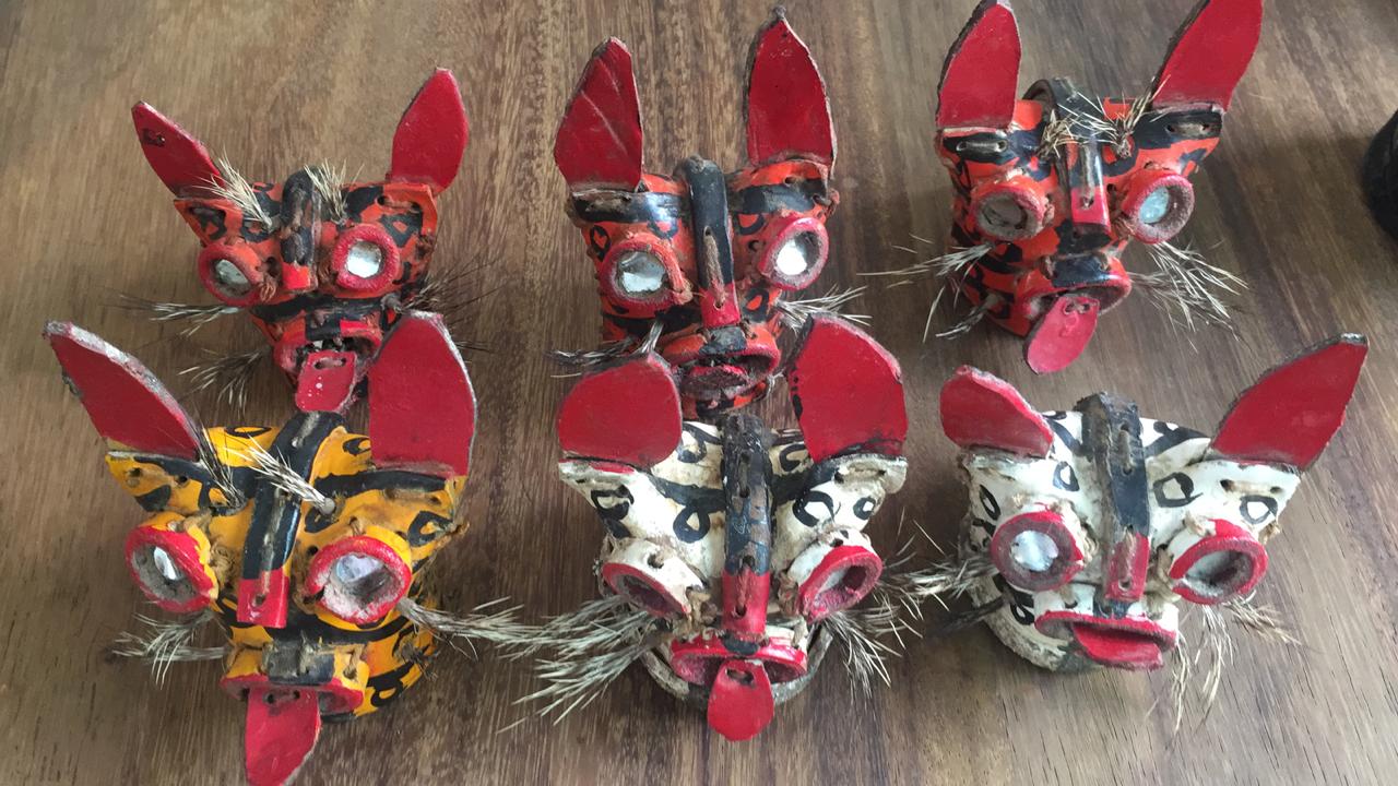 Mascaras Cuero Zitlala