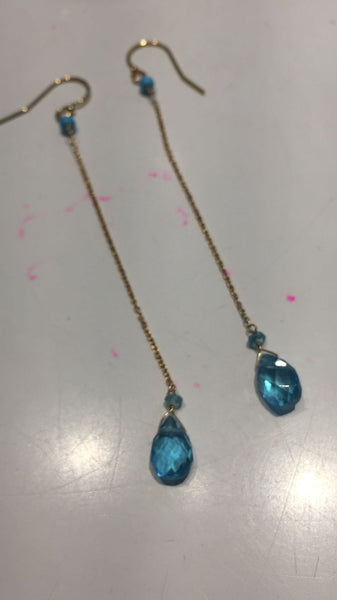 Gold fill earrings ddlc