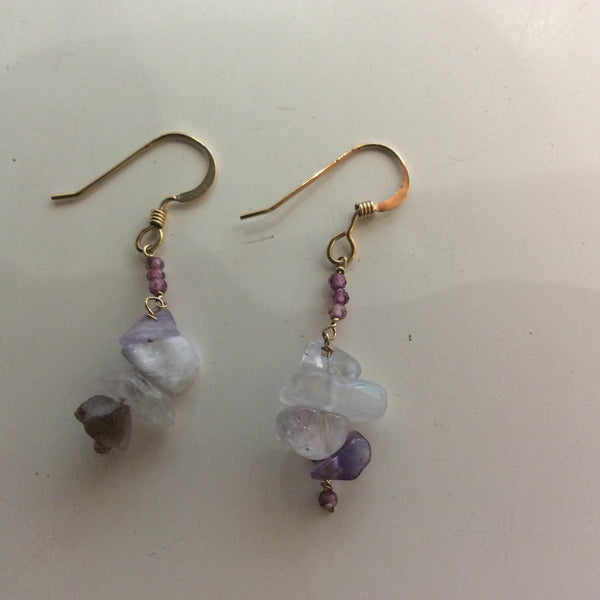 Gold fill earrings ddlc