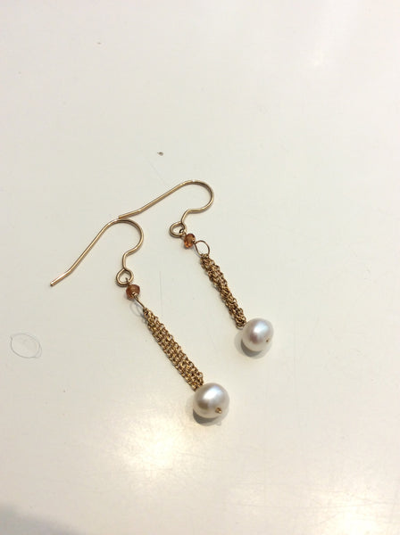Gold fill earrings ddlc