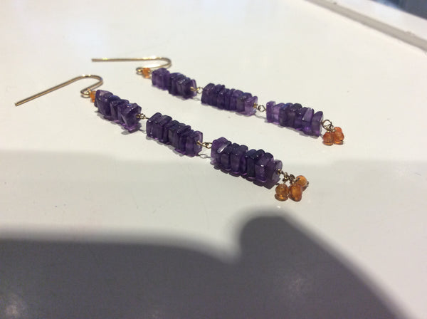 Gold fill earrings ddlc