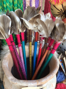 Plumas Ceremoniales Huichol "Muvieri"