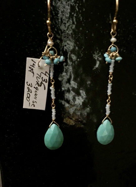 Gold fill earrings ddlc