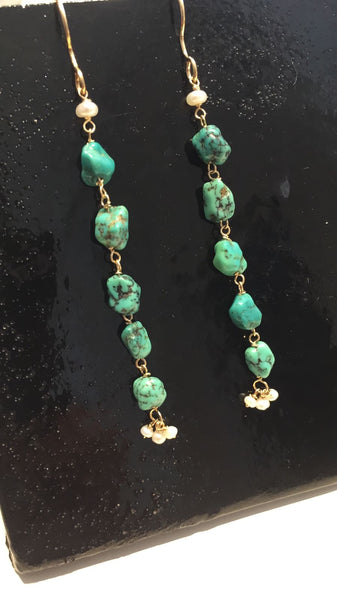 Gold fill earrings ddlc