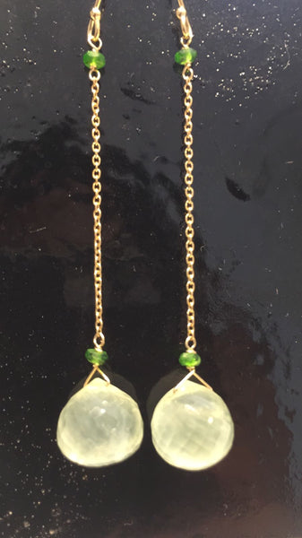Gold fill earrings ddlc