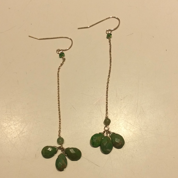 Gold fill earrings ddlc