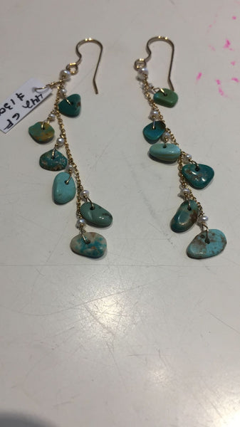 Gold fill earrings ddlc