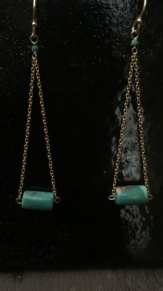 Gold fill earrings ddlc