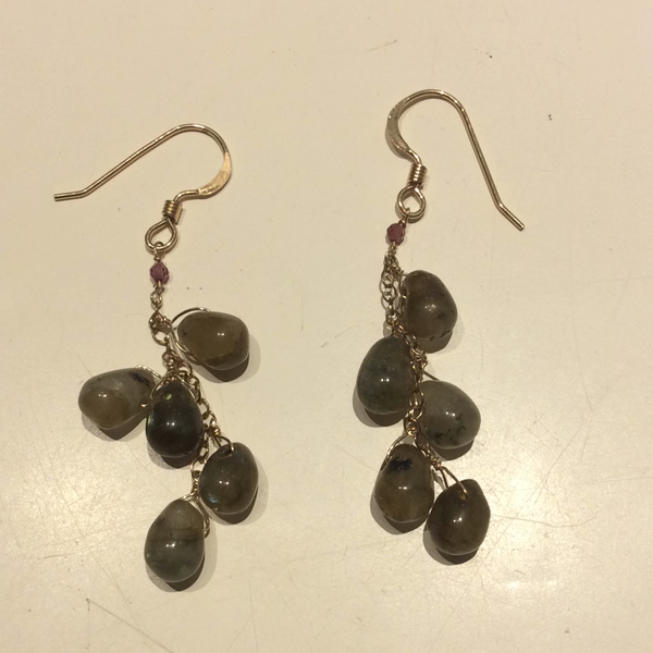 Gold fill earrings ddlc