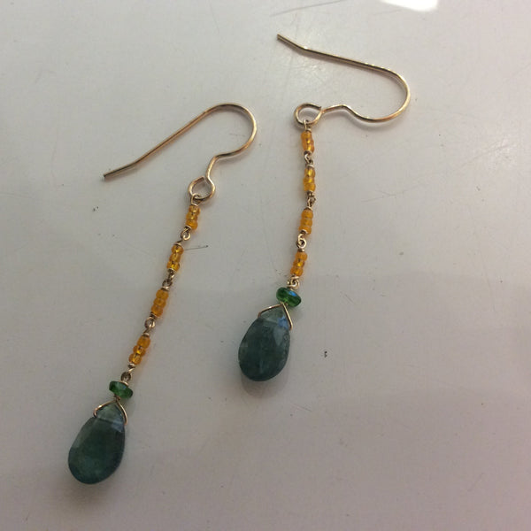 Gold fill earrings ddlc