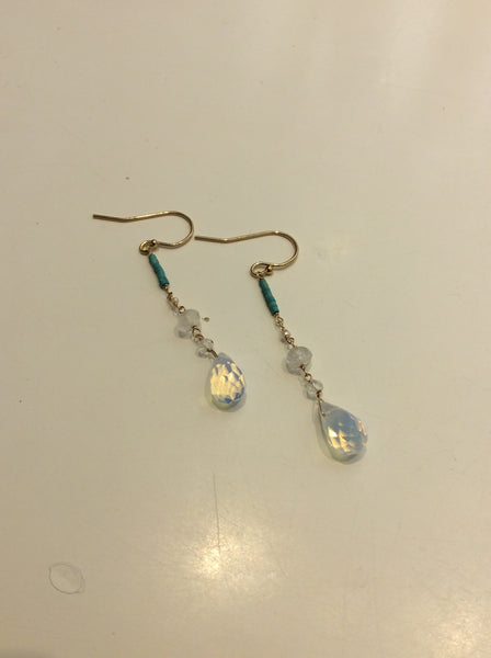 Gold fill earrings ddlc
