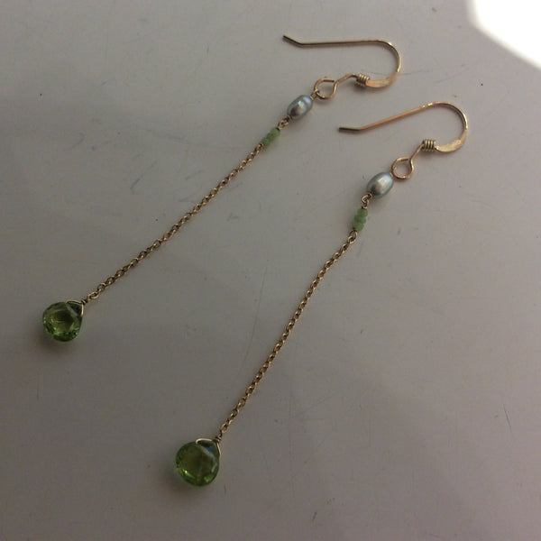 Gold fill earrings ddlc