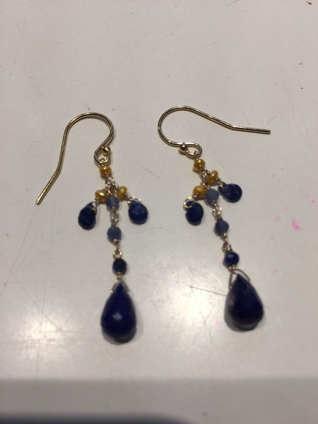 Gold fill earrings ddlc