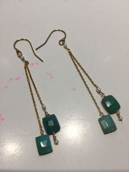 Gold fill earrings ddlc