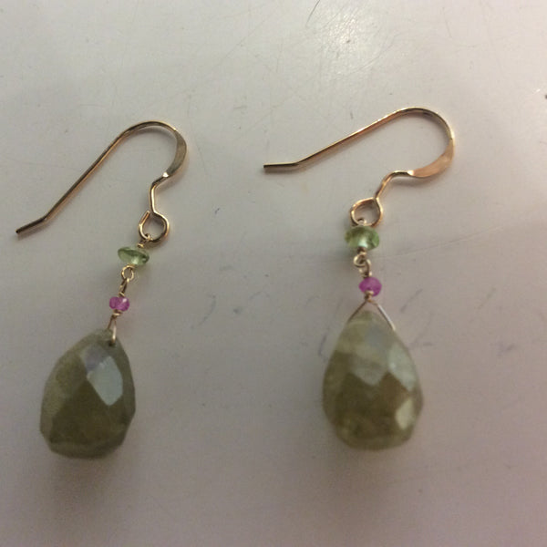 Gold fill earrings ddlc