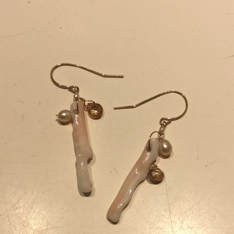 Gold fill earrings ddlc