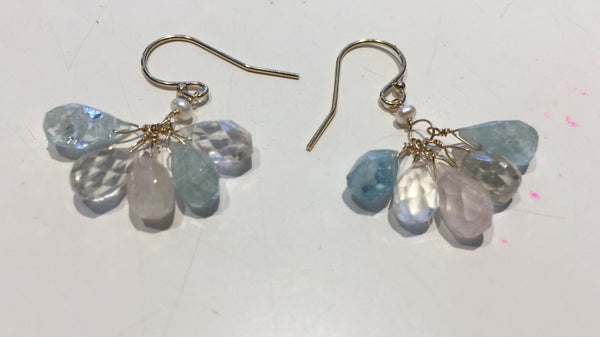 Gold fill earrings ddlc
