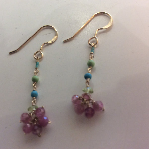 Gold fill earrings ddlc