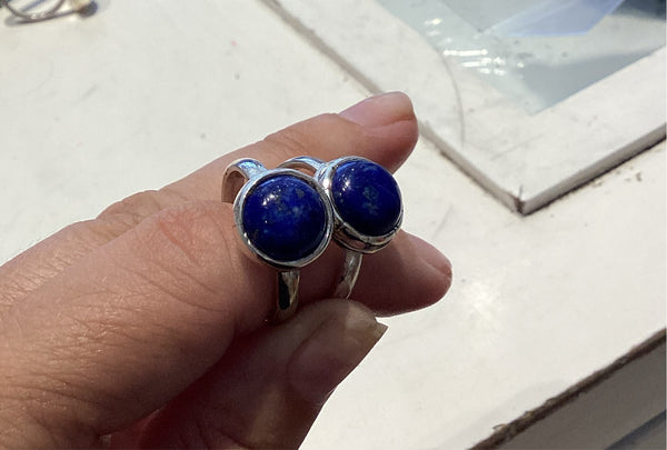 Anillos Vicente obsidiana,turq.