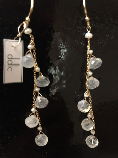 Gold fill earrings ddlc